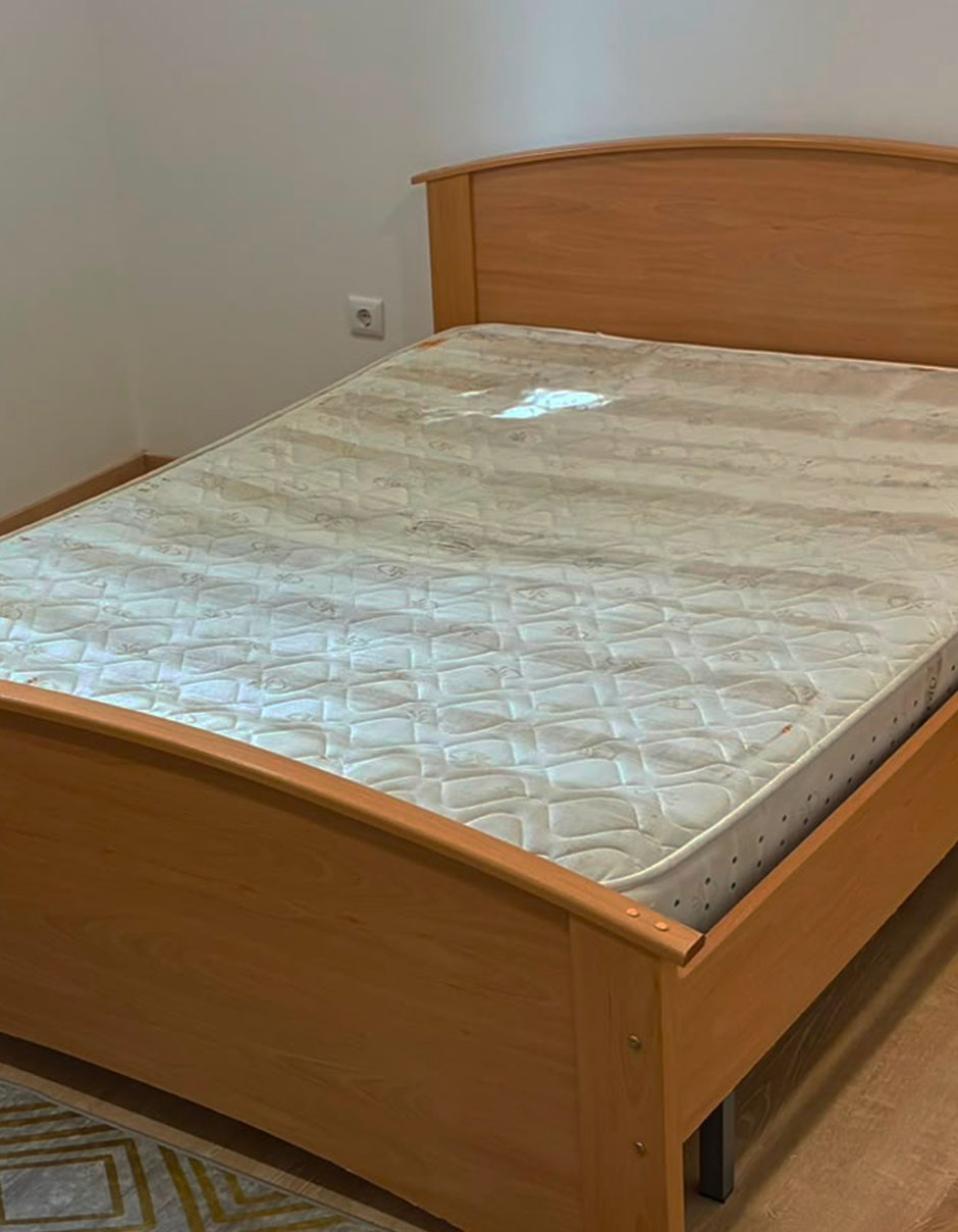 Colchão de cama antes da higienização